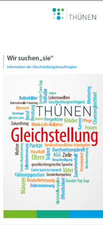 Deckblatt des Flyers Vertrauensfrau - Wir suchen "sie"